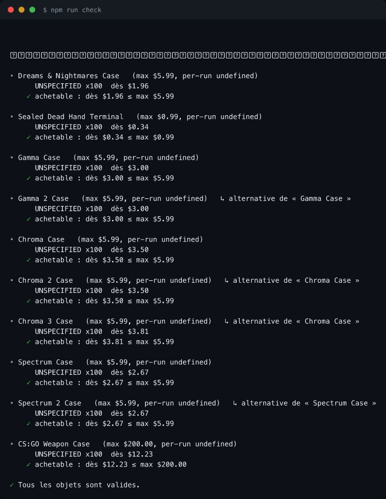 Getting Started With Automated Case Buys (in One Config File)