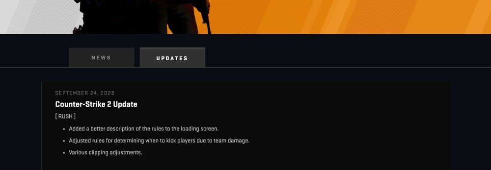 The official update feed — where an operation would be announced