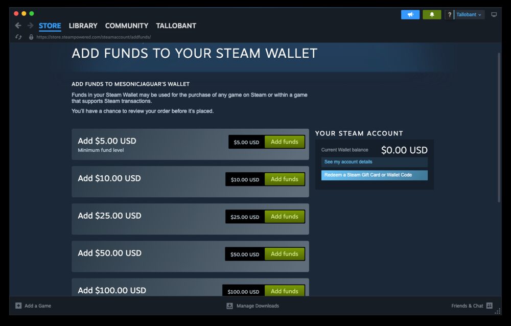 Steam Wallet Dollars Are Not Dollars